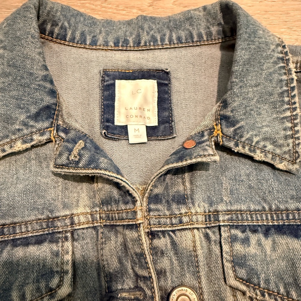 LC Lauren Conrad Jean Jacket - Picture 3 of 4